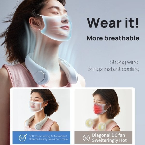 49% OFF - 2024 New Portable Neck Fan