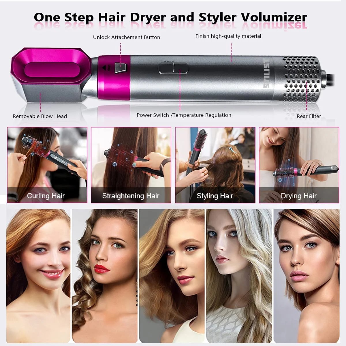 🎉LAST DAY PROMOTION 48% OFF🎉5 in 1 Complete Hair Styler Set